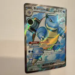 Blastoise ex 184/165 Sv: Scarlet & Violet 151 Holo Pokemon Card Full Art Water - Image 4