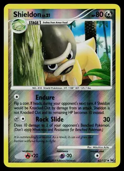 Pokemon Card - Shieldon Platinum 62/127 Uncommon Reverse Holo - Image 1