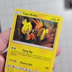 Tapu Koko Heavy Holo Bleed Error Misprint Pokemon Card Promo Sm30 - Image 3