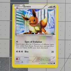 Eevee Miscut Error Pokemon Card Plasma Freeze 90/116 - Image 3