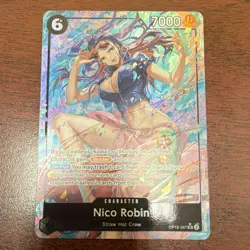 Bandai One Piece CCG Nico Robin OP12-087 Holo Blocker Character Card 2024 - Image 1