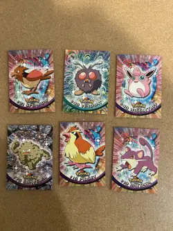 Topps Animated Pokemon Card Lot Vintage WOTC - Image 1