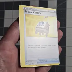 Rescue Carrier Miscut Error Trainer Evolving Skies Pokemon Card 154/203 - Image 4
