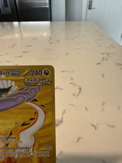 Raging Bolt EX 218/162 Temporal Forces Hyper Rare Full Art Gold Card - Image 3