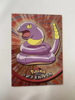 EKANS #23 2000 TOPPS CHROME SERIES 1 HOLO FOIL POKEMON TV ANIMATION CARDS - Image 1