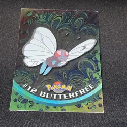 Butterfree #12 Holo Pokemon Topps Series 1 Card (Blue Label) NM - Image 1
