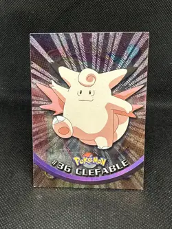 #36 Clefable Holo/Foil Topps TV Animated Series 1 Pokemon Card - Image 1