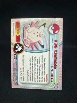 #36 Clefable Holo/Foil Topps TV Animated Series 1 Pokemon Card - Image 2