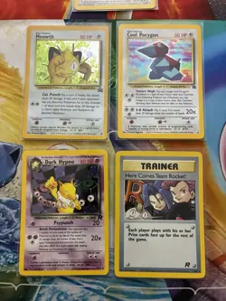 Vintage Pokemon Card Lot WOTC Holo Etc Porygon Meowth Dragonite - Image 2