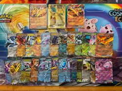 Pokemon Card Lot Full Art Alt Art Fire Mew Charizard Dragonite Moltres 54 Cards - Image 2