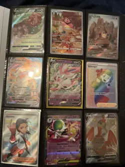 Epic Pokemon Binder! Top Hits! Alt Art! Sir! Tag Team! Ar! Rainbows! 72 Cards! - Image 1