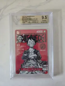 One Piece Magazine Vol.20 Promo Card Monkey D Luffy ST21-014 Japanese BGS9.5 - Image 1