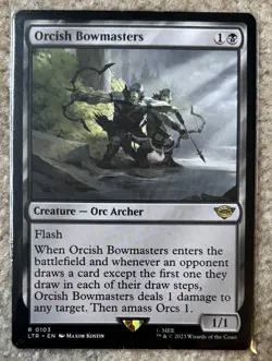 NM Orcish Bowmasters LTR 103 Magic the Gathering Lord of the Rings MtG - Image 1