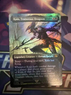 MTG FOIL Kain, Traitorous Dragoon 316 Borderless - FINAL FANTASY #316 - Image 1