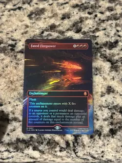 Fated Firepower Borderless Foil Avatar The Last Airbender Magic The Gathering - Image 1