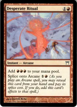 2004 Magic The Gathering Champions of Kamigawa Desperate Ritual #163 Light Play - Image 1