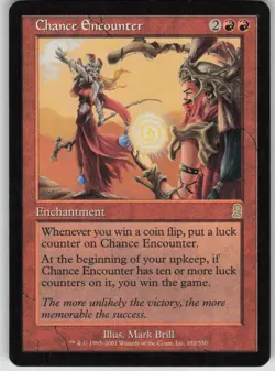 Magic the Gathering TCG Chance Encounter R Odyssey 182 - Image 1