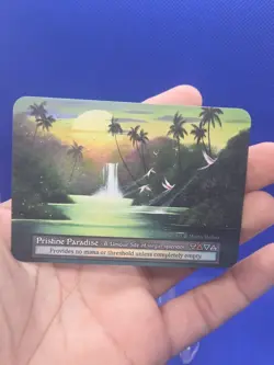 Sorcery Contested Realm Beta Pristine Paradise Unique Site Regular Non-Foil NM - Image 2