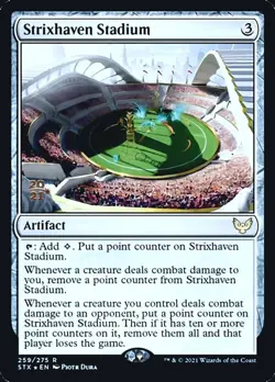 NM-Mint, English MTG Foil Strixhaven Stadium - Foil - Prerelease Promo Strixhave - Image 1