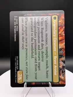 Fang, Fearless l'Cie Extended Art Regular: Final Fantasy MTG (NM) - Image 2