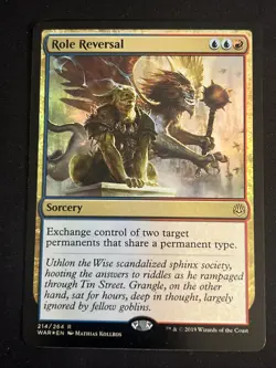 1x Foil Role Reversal (214) War Of The Spark LP MTG Magic the Gathering x1 MKE - Image 1