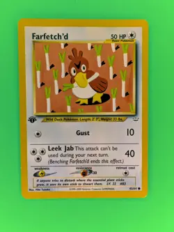 🔷 Farfetch'd 43/64 🔷 Pokemon TCG - Neo Revelation - 1st Edition - Image 1