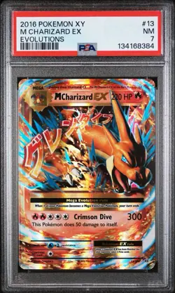 M Charizard EX 13/108 Evolutions Holo for sale online - Image 1