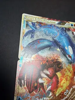 Pokemon Legend Undaunted Top and Bottom Kyogre Groudon Lp Condition - Image 5