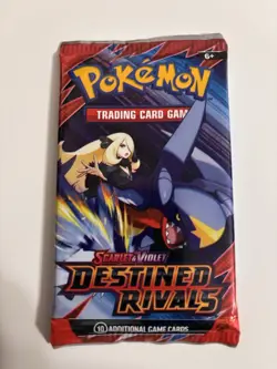 22.7g! HEAVY Pokemon Destined Rivals Booster Pack Sealed 2025 - Garchomp Art -BB - Image 2