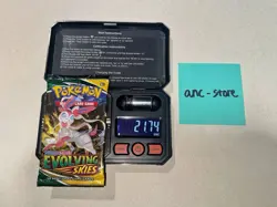 Weighed 21.74g Pokemon EVOLVING SKIES ???? Booster Pack Factory Sealed New - Image 1
