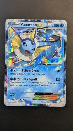 Vaporeon Ex 24/83 Ultra Rare Holo XY Generations Pokemon - Image 1