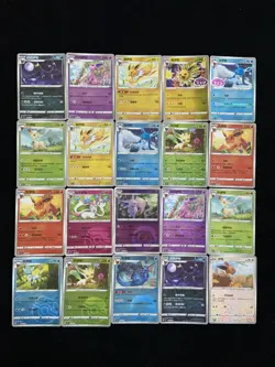 Lot 20 Pokemon TCG S-Chinese Glaceon Vaporeon Sylveon Umbreon Holo yo8 #18 - Image 1