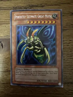 Yugioh Perfectly Ultimate Great Moth TSC-001 Secret Rare - Image 1