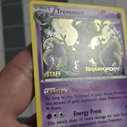 XY Black Star Promos Trevenant XY94 Breakpoint Staff Prerelease - Image 2
