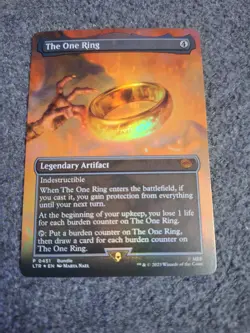 MTG LTR Lord of the Rings Mount Doom Scene Set the One Ring FOIL 448-451 - Image 2