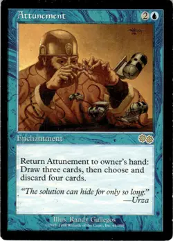 1998 Magic The Gathering Urza's Saga Attunement #61 Light Play - Image 1