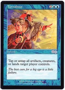 TURNABOUT #105 X1 MAGIC MTG URZA'S SAGA LIGHT PLAY (LP) 1998 - Image 1