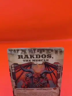 1x Foil Rakdos, the Muscle (Showcase) - Outlaws of Thunder Junction - Free Ship! - Image 2