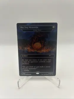 R 7062 Shu Jing Meteorite Borderless Rainbow Foil MTG Magic Avatar Secret Lair - Image 1