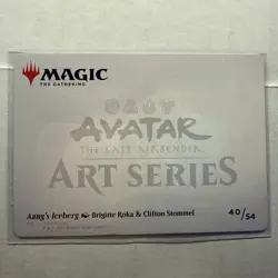 Aangs Iceberg Alternate Art Series: Avatar: The Last Airbender 40/54 Gold Stamp - Image 2