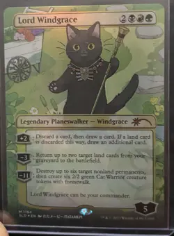 English - MTG Lord Windgrace - Borderless, FOIL - Secret Lair (1184) 💫MINTY💫 - Image 1