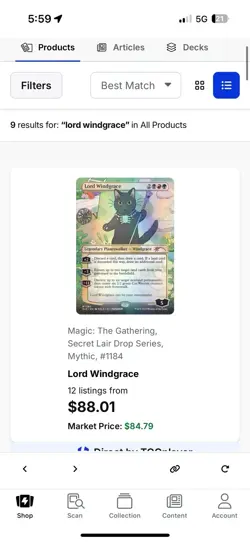 English - MTG Lord Windgrace - Borderless, FOIL - Secret Lair (1184) 💫MINTY💫 - Image 3