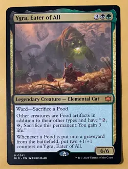 MTG Bloomburrow Ygra, Eater of All, Mythic Non Foil #0241 Near Mint “PACK FRESH” - Image 1