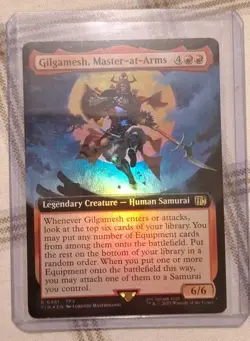 Gilgamesh, Master-at-Arms #139 Final Fantasy Fin Magic: The Gathering Foil Card - Image 1