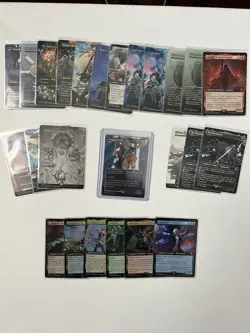 Mtg Final fantasy Card Lot | Hope Estheim Surge Foil, 6 Borderless Foils + More! - Image 1