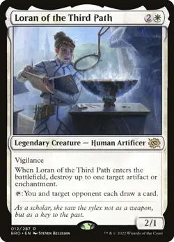 MTG Loran of the Third Path The Brothers' War 012/287 Foil Rare - Image 1