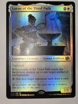MTG Loran of the Third Path The Brothers' War 012/287 Foil Rare - Image 2