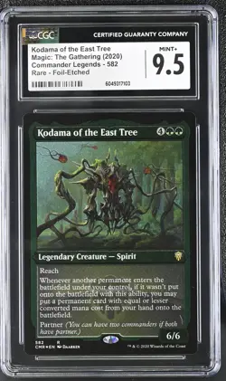 KODAMA OF THE EAST TREE Commander Legends Etched Foil Rare CGC 9.5 MTG EDH - Image 1