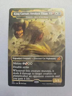 King Caesar, Awoken Titan - Ikoria, Lair Of Behemoths - LP MTG - Image 1