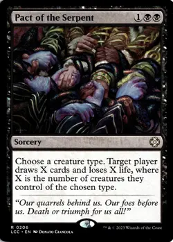 NM - Pact of the Serpent R Commander: The Lost Caverns of Ixalan 206 - Image 1